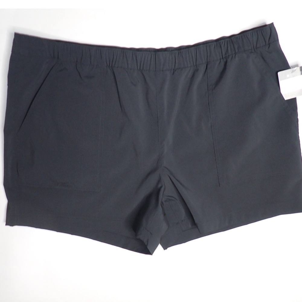 Eddie Bauer Womens Black Hiking Shorts XL Rainer Ripstop NEW Gorpcore